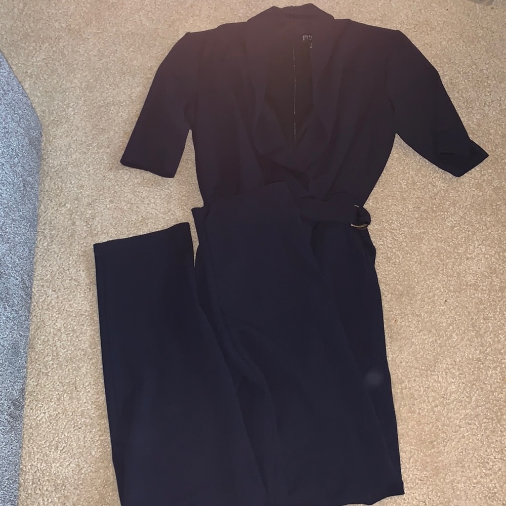 Navy blue jumpsuit